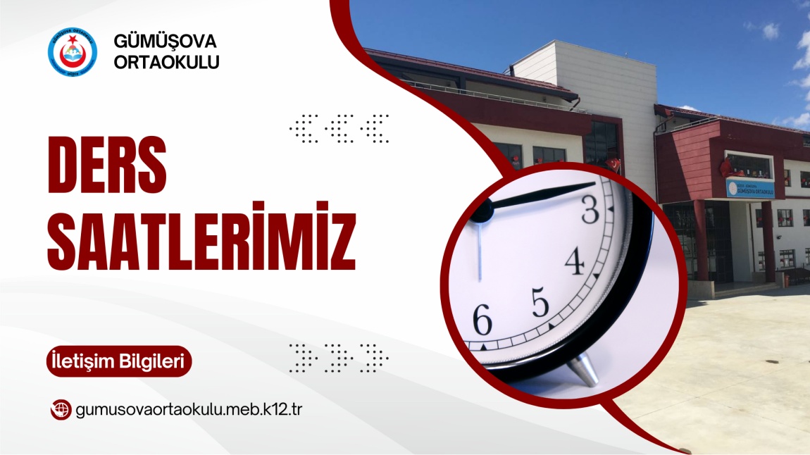 Ders Saatlerimiz